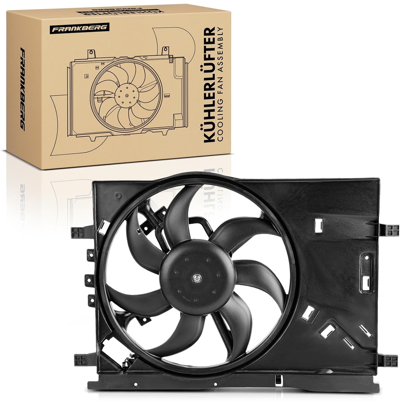 Radiator Fan 51797135 fit Fiat Grande Punto Evo Engine Cooling 2 Pin Manual AC Unbranded