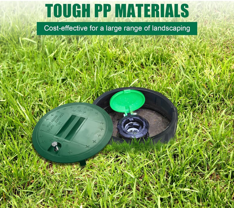 10'' Valve Box Lid Underground Irrigation Sprinkler Water Meter Garden Cover Unbranded