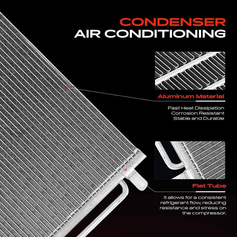 AC Air Cond Condenser 6C0816411 Air Conditioning fit  Audi Seat Skoda VW Unbranded