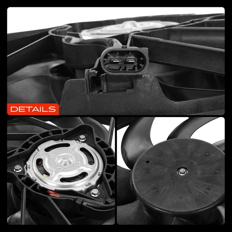 Radiator Fan Cooling Motor fit Peugeot 206 CC SW Engine Thermal Replacement Unbranded