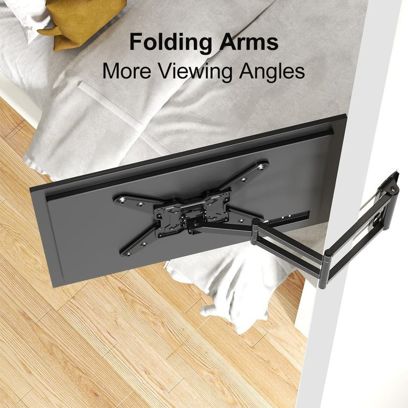 Corner TV Mount Long Arm Fit 23 To 60 Inch Full Motion Wall Bracket Unbranded