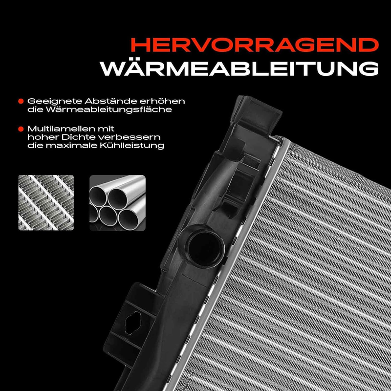 Engine Radiator Fit Renault Megane II Scenic II 1.4 1.6 2002-2025 8200115541 Unbranded