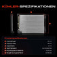 Engine Radiator Fit Lexus RX XU30 3.0 Petrol 2003-2008 Auto Transmission Cooling Unbranded