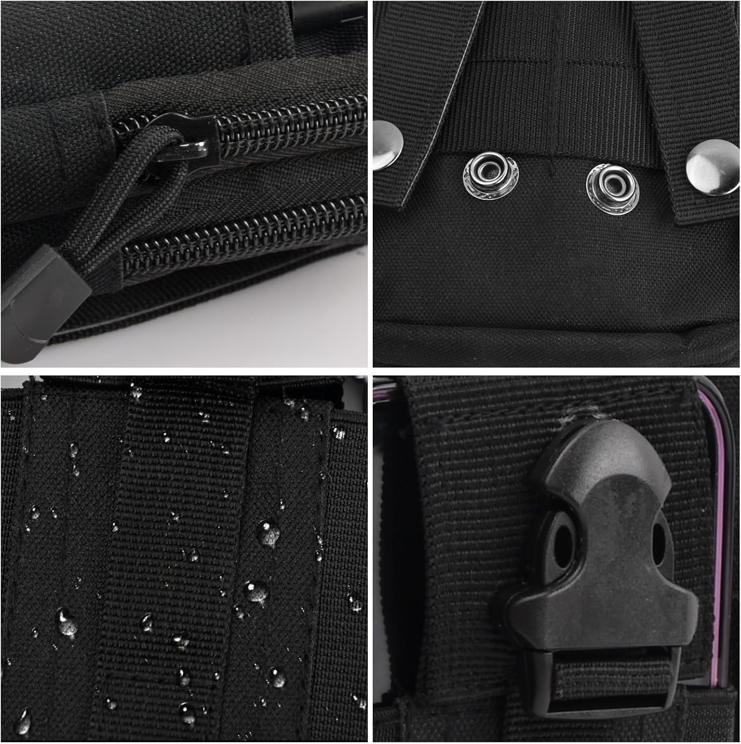 Mobile Phone Pocket Outdoor Phone Case Belt Pouch Carabiner Survival Case Bag Unbranded