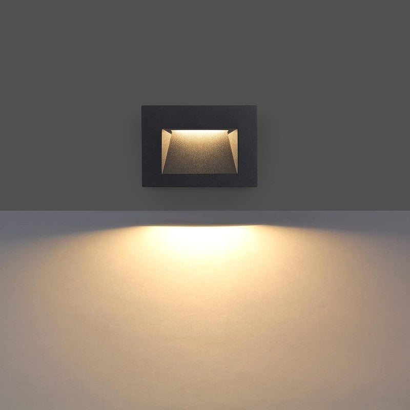 Dawalight LED Brick Step Light 3W Warm White IP65 Fit Garden Wall Stairs Outdoor Does not apply
