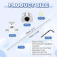 Linear Motion Shaft 8Mm X 700Mm Guide Rail Dawalight CNC 3D Printer Bearing Kit Does not apply