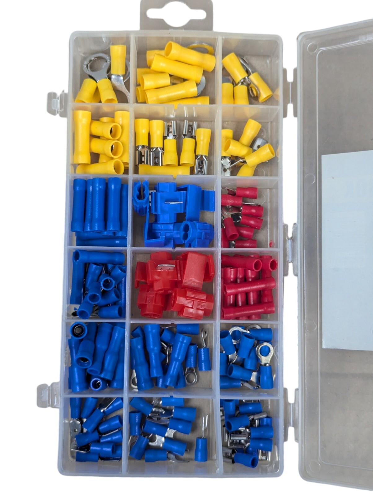 Ring Lug Terminals Insulated Wire Connectors Crimp Electrical Kit 160Pcs Box Unbranded