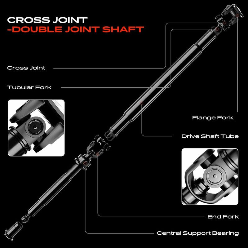 Rear Propshaft Cardan Shaft Fit BMW 5 Series E60 E61 2.5 3.0 04-10 26107573493 Unbranded