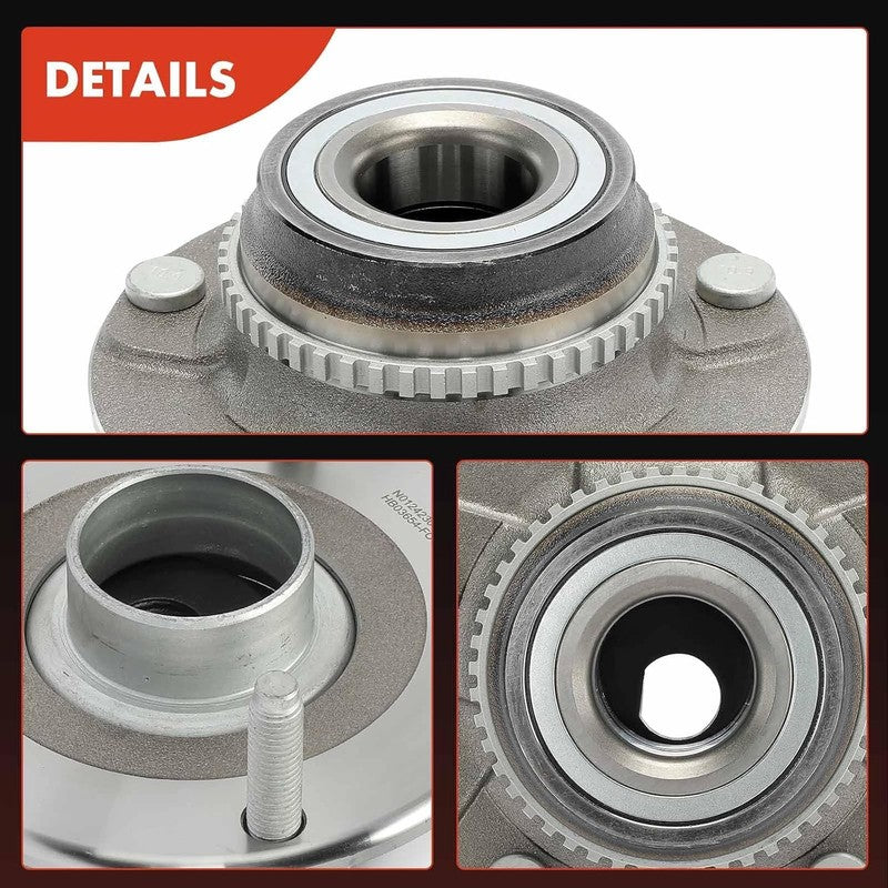 Wheel Bearing Hub Kit Fit Ford Transit Mk5 2.0 2000-2006 Pair ABS VKBA3654 Unbranded