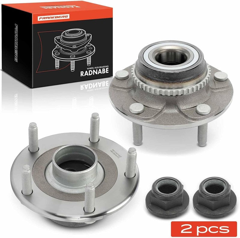 Wheel Bearing Hub Kit Fit Ford Transit Mk5 2.0 2000-2006 Pair ABS VKBA3654 Unbranded