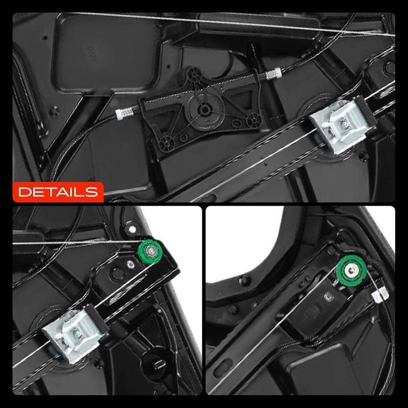 Window Regulator Front Right for Mercedes-Benz M-Class W166 11-15 2.1 1667200279 Unbranded