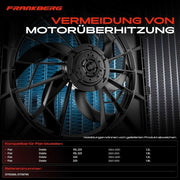 Radiator Cooling Fan Fit Fiat Doblo 223 1.2 1.9 Diesel 2001-2010 51738799 Unbranded