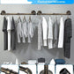 Clothes Rail Wall Mounted Rack Industrial Pipe Copper Heavy Duty Garment Hanger Unbranded