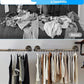 Clothes Rail Wall Mounted Rack Industrial Pipe Copper Heavy Duty Garment Hanger Unbranded