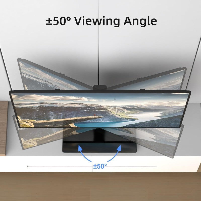 Universal Swivel TV Stand 26-55 Inch Table Top 400x400 Adjustable Unbranded