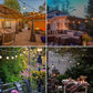 Outdoor Festoon String Lights 10M 15 E27 Sockets IP65 Waterproof Mains Powered Does not apply