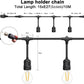 Outdoor Festoon String Lights 10M 15 E27 Sockets IP65 Waterproof Mains Powered Does not apply