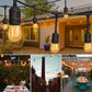 Outdoor Festoon String Lights 10M 15 E27 Sockets IP65 Waterproof Mains Powered Does not apply