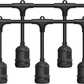 Outdoor Festoon String Lights 10M 15 E27 Sockets IP65 Waterproof Mains Powered Does not apply