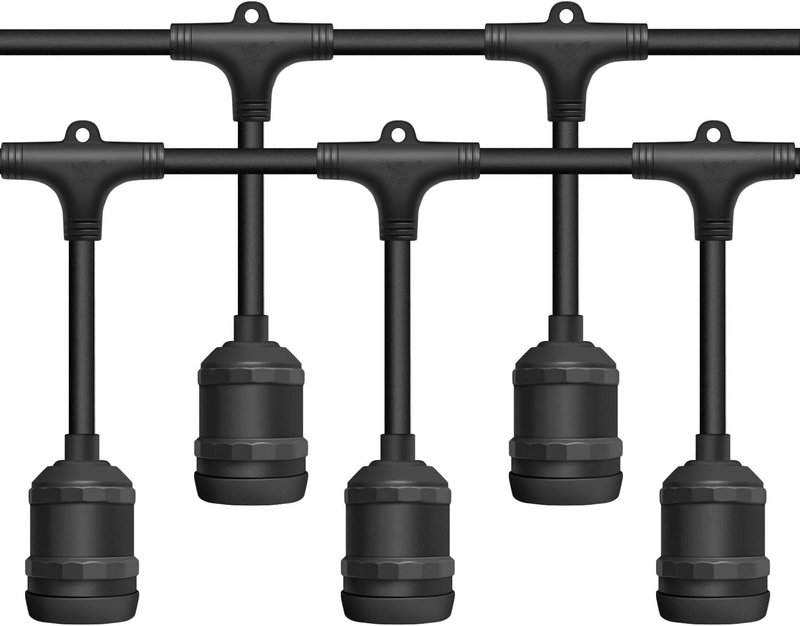 Outdoor Festoon String Lights 10M 15 E27 Sockets IP65 Waterproof Mains Powered Does not apply
