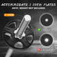 140Cm Weight Lifting Barbell Straight Bar Home Gym Bench Press Squat 480Lb Bar Unbranded