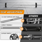 140Cm Weight Lifting Barbell Straight Bar Home Gym Bench Press Squat 480Lb Bar Unbranded