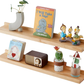 Solid Wood Floating Wall Shelf Picture Ledge Natural Display Storage 60Cm 2Pack Does not apply