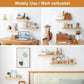 Solid Wood Floating Wall Shelf Picture Ledge Natural Display Storage 60Cm 2Pack Does not apply