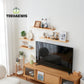 Solid Wood Floating Wall Shelf Picture Ledge Natural Display Storage 60Cm 2Pack Does not apply