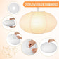 Paper Pendant Lampshade Foldable Ceiling Light Shade Japanese Style White 41Cm Unbranded