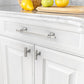Cabinet Handles Satin Nickel Drawer Pulls 160mm Zinc Alloy Kitchen 2 Pack Unbranded