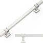 Cabinet Handles Satin Nickel Drawer Pulls 160mm Zinc Alloy Kitchen 2 Pack Unbranded
