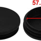 Round Tube Insert Chair Leg Caps Plastic Floor Protectors Black 70Mm 6 Piece Set Does not apply