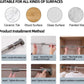 Expandable Shower Curtain Rail Tension Rod Clothes Hanging Pole No Drill Does not apply