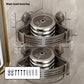 Corner Shower Caddy Suction Shelf Bathroom Organiser Rack No Drill Grey 2 Pack Unbranded