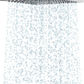 Rain Shower Head Square High Pressure Stainless Steel Chrome 8Inch Bathroom Head Does not apply