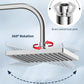 Rain Shower Head Square High Pressure Stainless Steel Chrome 8Inch Bathroom Head Does not apply