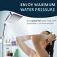 Rain Shower Head Handheld High Pressure Stainless Steel Square Chrome 6 Inch Set Does not apply
