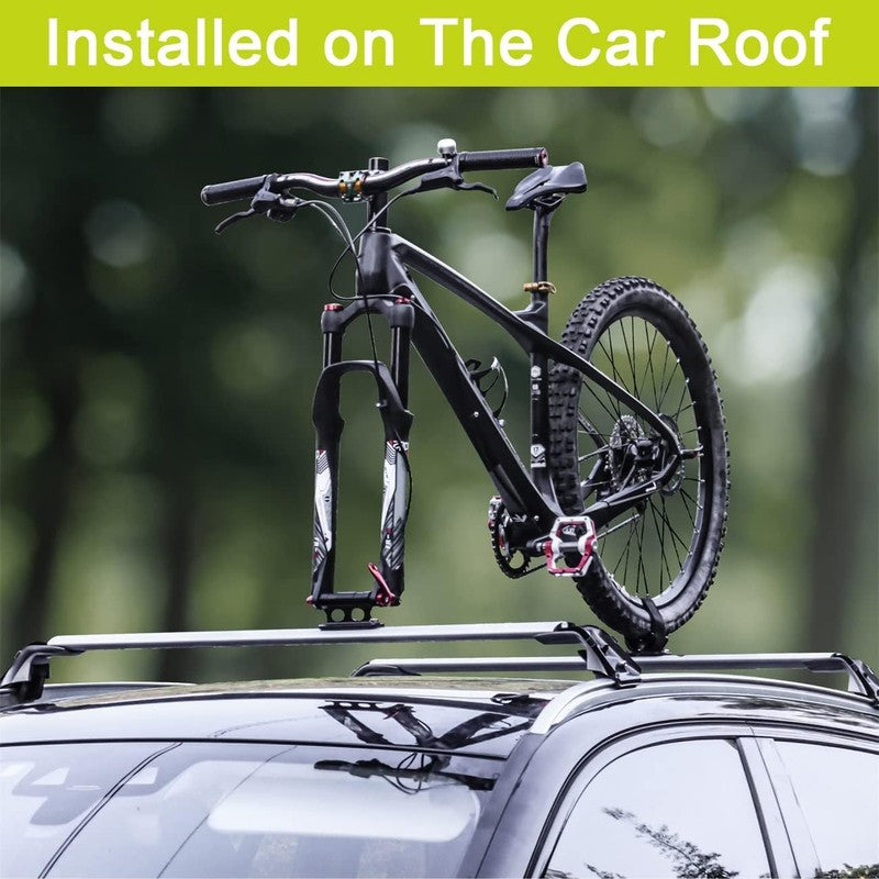 Bike Fork Mount Quick Release Roof Rack Carrier Thru Axle Holder Alloy Block Unbranded