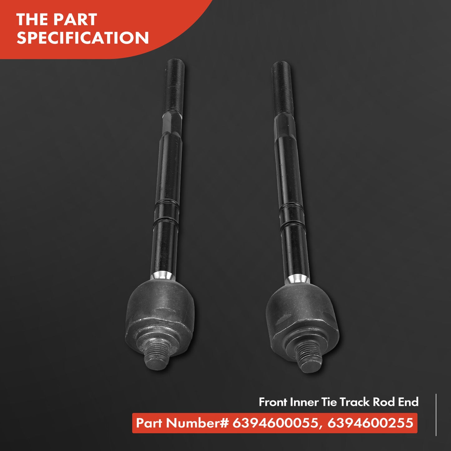 Inner Rack End fits Mercedes-Benz Viano Vito Vito/Mixto W639 03-On 6394600055 Does not apply