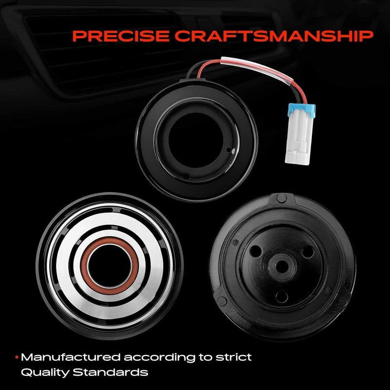 Air Conditioning Compressor Clutch Kit fit Saab 9-3 E50 YS3F 9-3X YS3 2002-2015 Does not apply