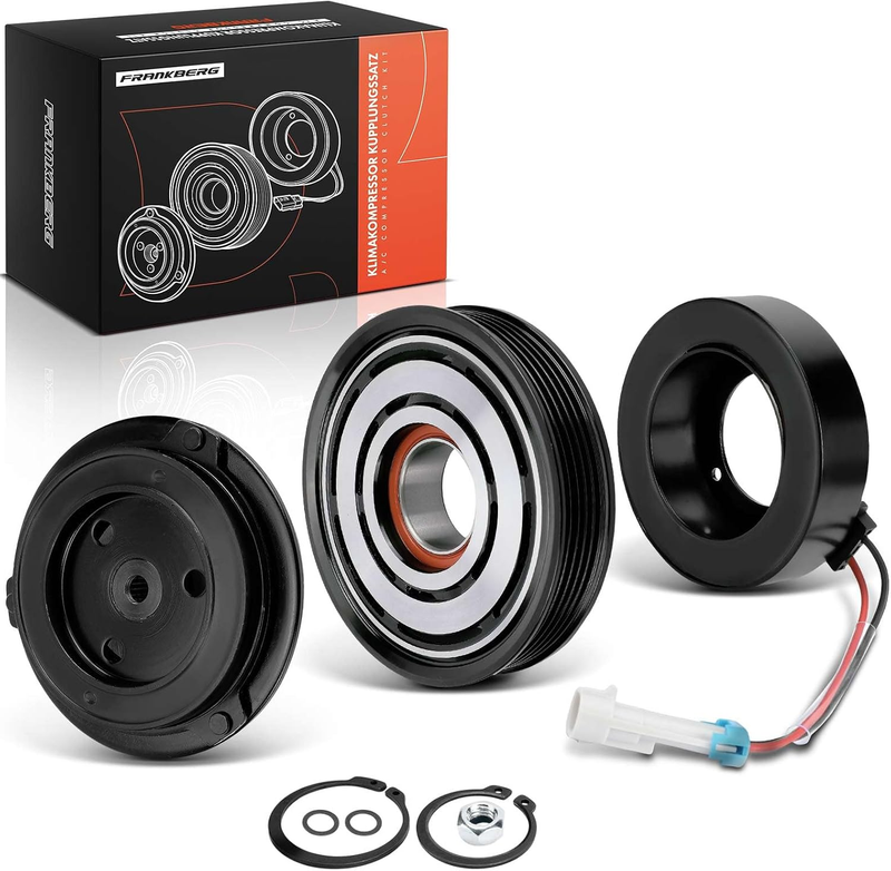 Air Conditioning Compressor Clutch Kit fit Saab 9-3 E50 YS3F 9-3X YS3 2002-2015 Does not apply