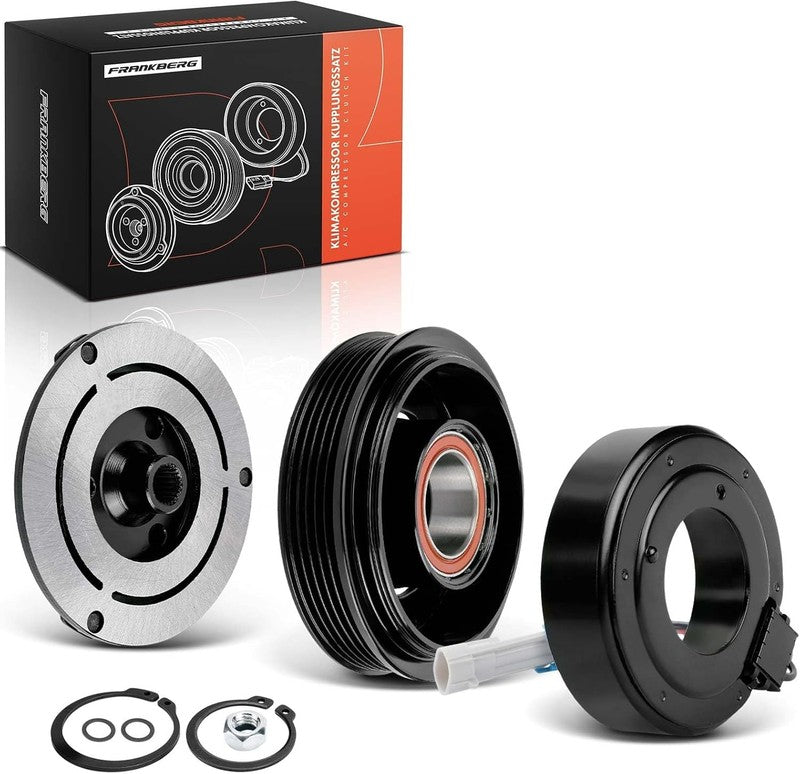 Air Conditioning Compressor Clutch Kit fit Saab 9-3 E50 YS3F 9-3X YS3 2002-2015 Does not apply
