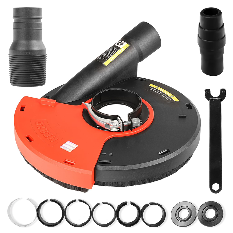 HERZO Universal Angle Grinder Dust Shroud Concrete Grinding Cover 230Mm Guard Does not apply