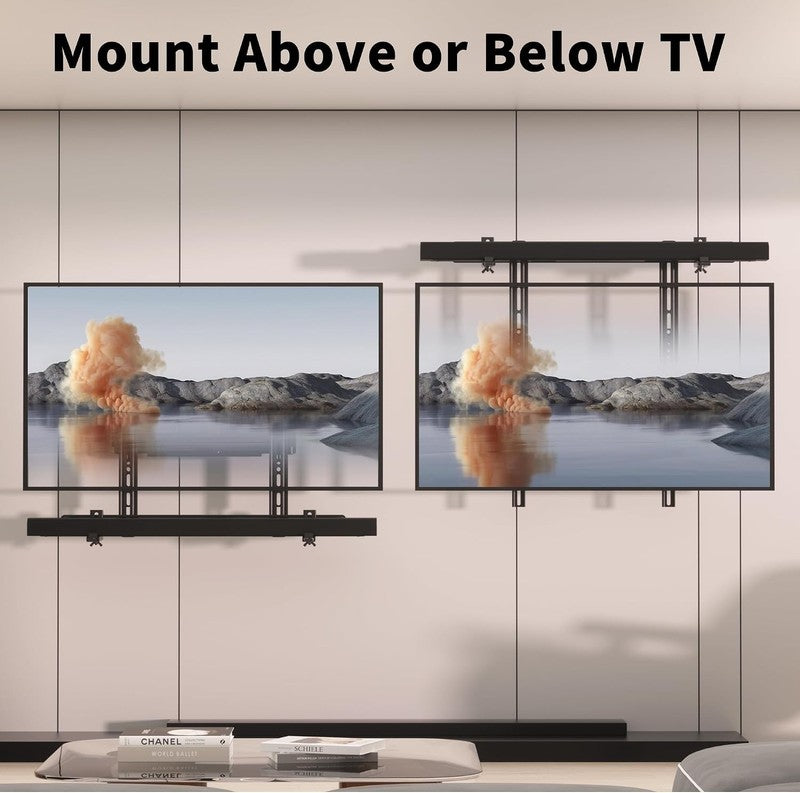 Universal Soundbar TV Mount Bracket Adjustable Holder Wall Stand Fits Samsung LG Unbranded