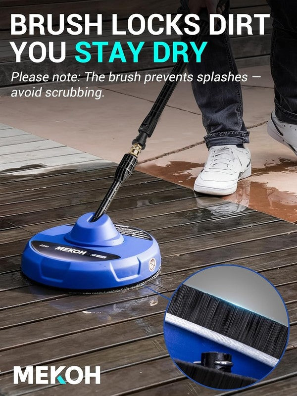 MEKOH Patio Cleaner Attachment Karcher K2 K3 K4 Pressure Washer 31Cm Rotary Unbranded