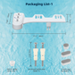 Bidet Toilet Seat Attachment Dual Nozzle Hot Cold Water Wash Mechanical Sprayer Does not apply