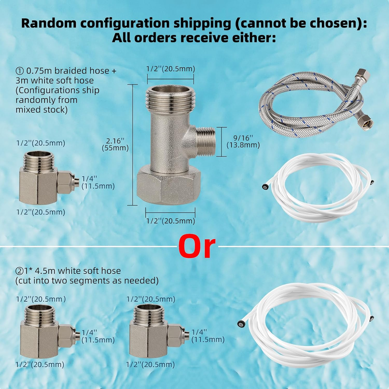 Bidet Toilet Seat Attachment Dual Nozzle Hot Cold Water Wash Mechanical Sprayer Does not apply