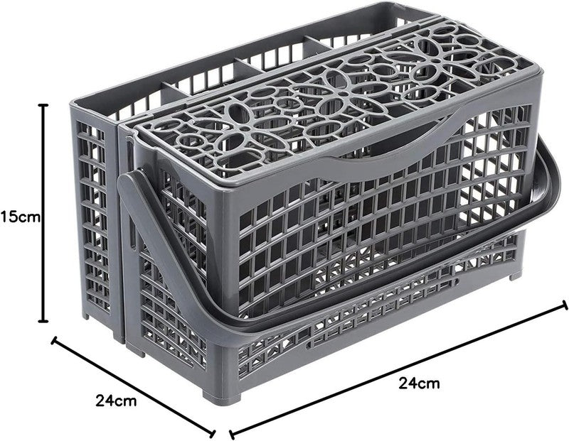 Universal Cutlery Basket 2In1 Dishwasher Utensil Holder Fit Bosch Samsung Whirlp Unbranded