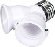 E27 Dual Adapter LED Light Socket Converter Bulb Base Splitter Lamp Holder Unbranded